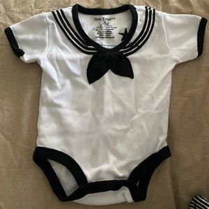 Multiple Ahoy matey / navy/sailor baby clothing